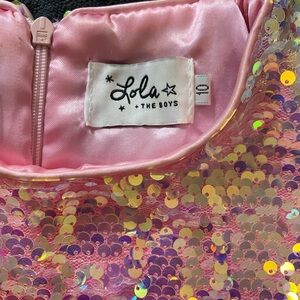 Lola + The boys Pink kids dress.